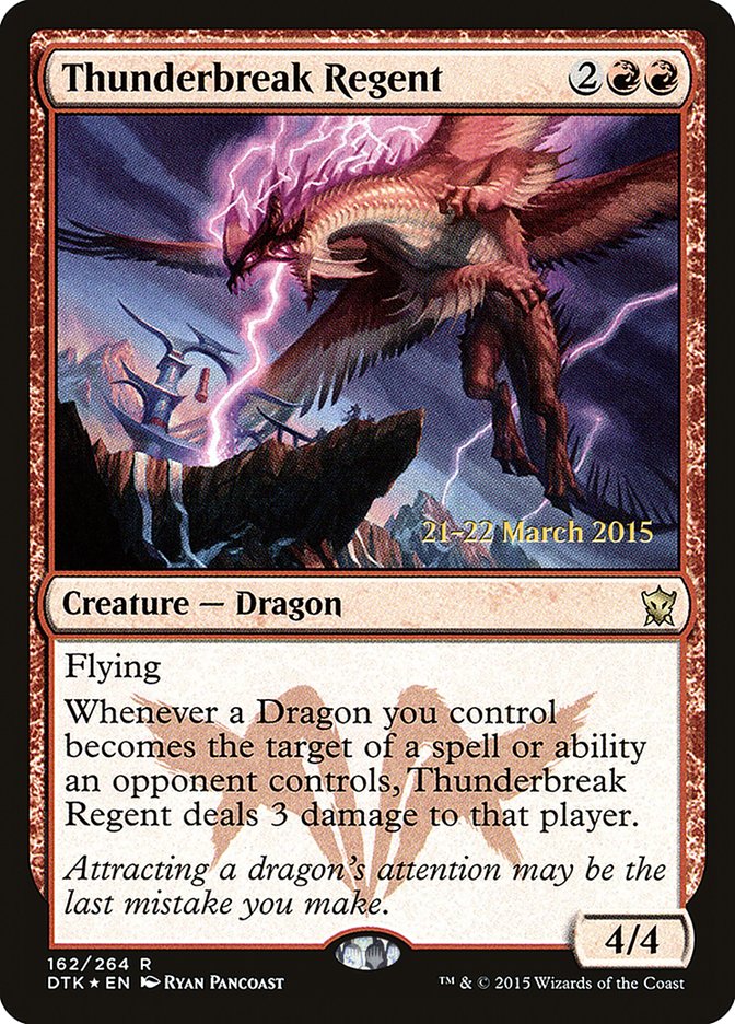 Thunderbreak Regent [Dragons of Tarkir Prerelease Promos] | Pegasus Games WI