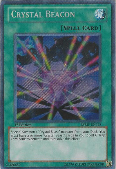 Crystal Beacon [RYMP-EN048] Secret Rare | Pegasus Games WI