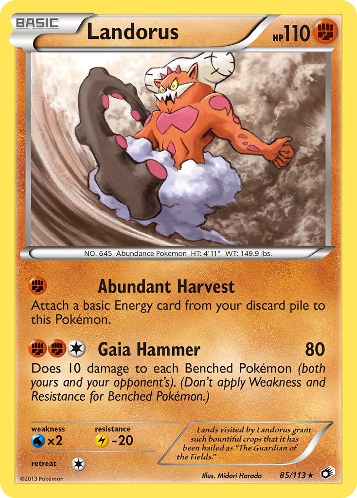 Landorus (85/113) [Black & White: Legendary Treasures] | Pegasus Games WI