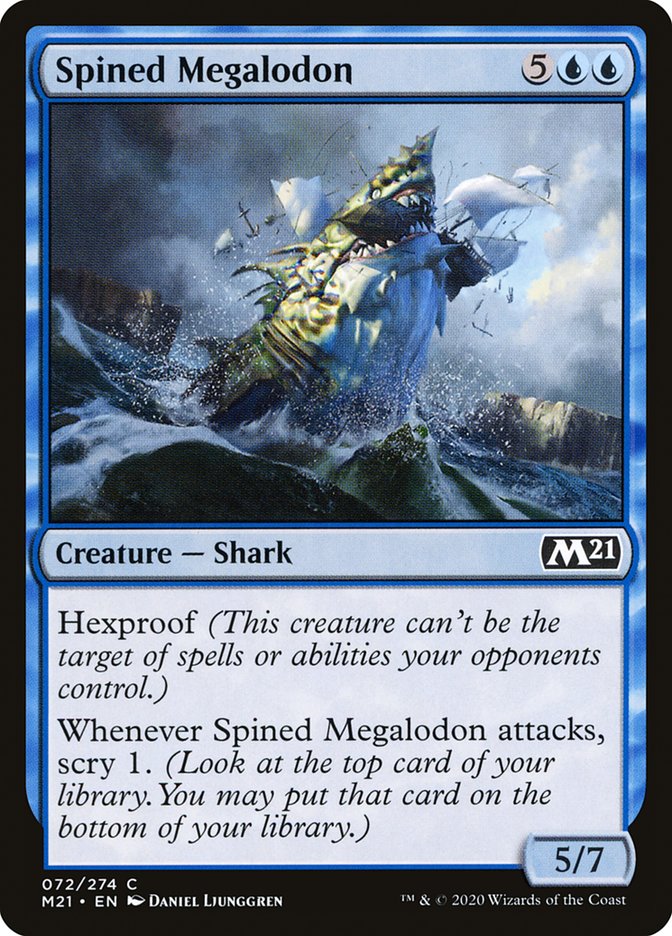 Spined Megalodon [Core Set 2021] | Pegasus Games WI