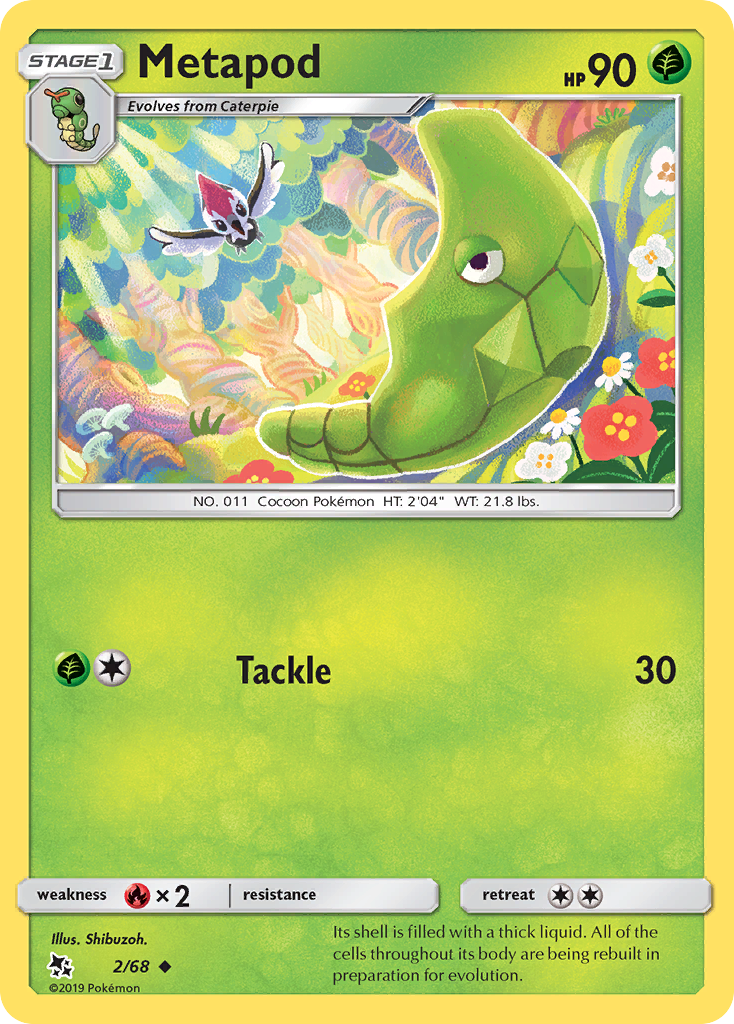 Metapod (2/68) [Sun & Moon: Hidden Fates] | Pegasus Games WI