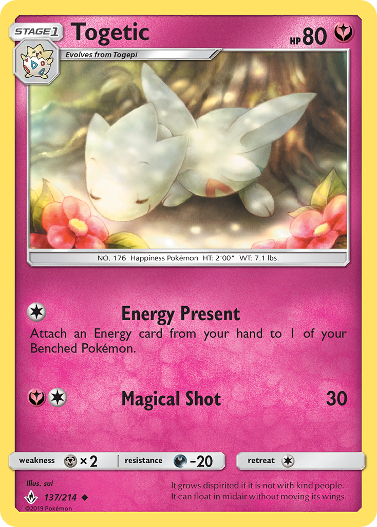 Togetic (137/214) [Sun & Moon: Unbroken Bonds] | Pegasus Games WI