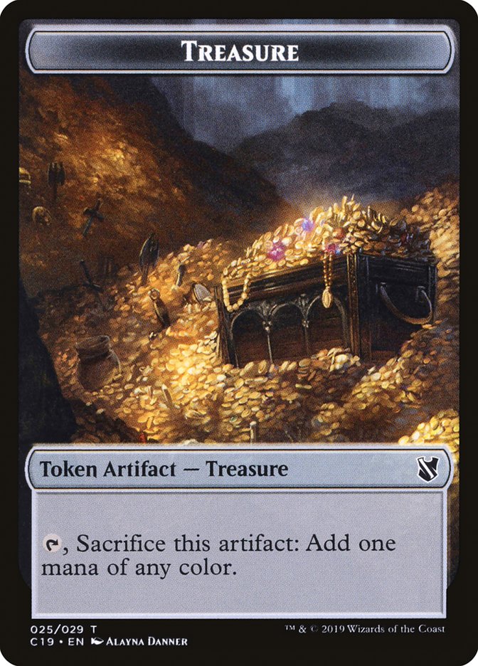 Treasure Token [Commander 2019 Tokens] | Pegasus Games WI