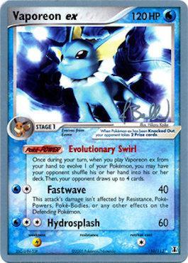 Vaporeon ex (110/113) (Eeveelutions - Jimmy Ballard) [World Championships 2006] | Pegasus Games WI
