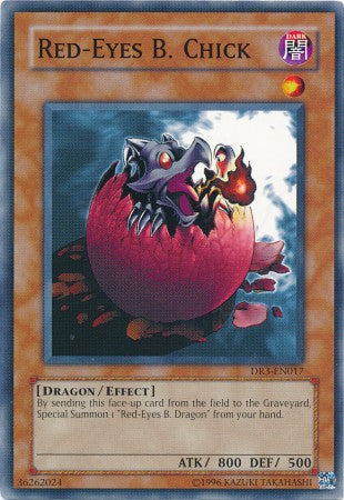 Red-Eyes B. Chick [DR3-EN017] Common | Pegasus Games WI