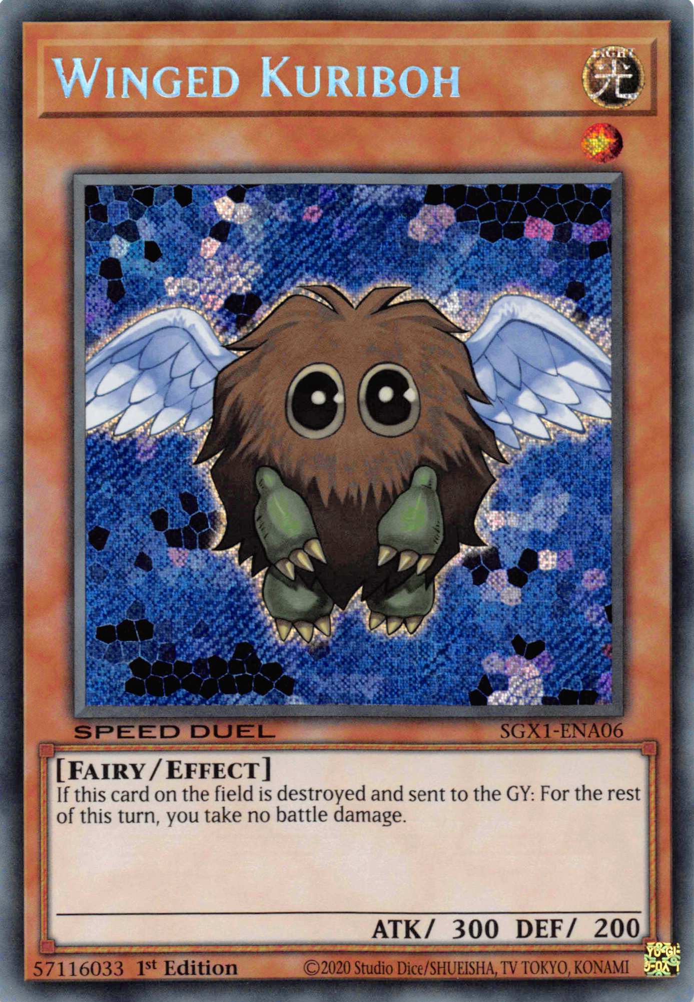 Winged Kuriboh [SGX1-ENA06] Secret Rare | Pegasus Games WI