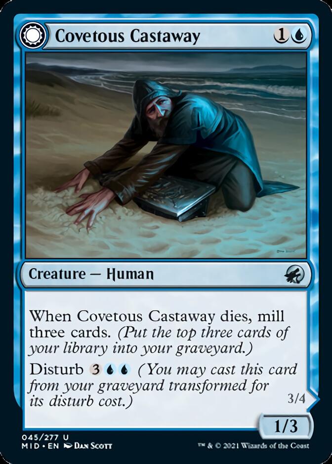 Covetous Castaway // Ghostly Castigator [Innistrad: Midnight Hunt] | Pegasus Games WI