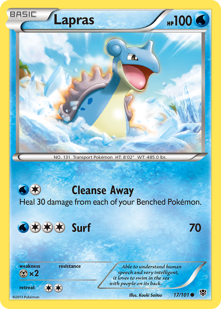 Lapras (17/101) [Black & White: Plasma Blast] | Pegasus Games WI