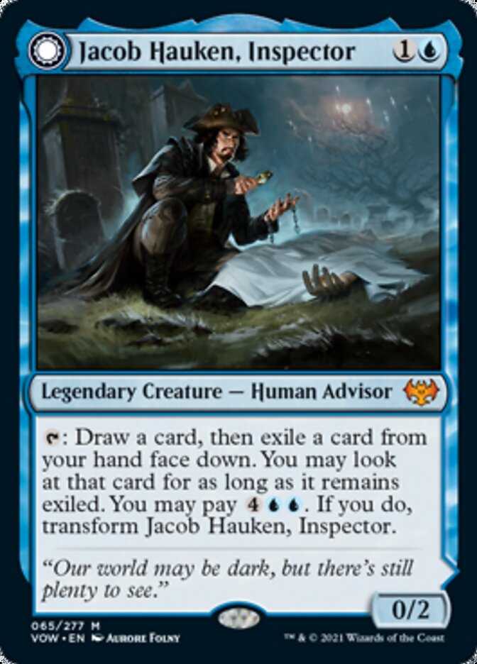 Jacob Hauken, Inspector // Hauken's Insight [Innistrad: Crimson Vow] | Pegasus Games WI