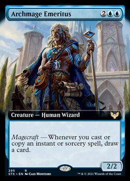 Archmage Emeritus (Extended Art) [Strixhaven: School of Mages] | Pegasus Games WI