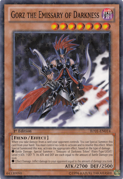 Gorz the Emissary of Darkness [BP01-EN014] Starfoil Rare | Pegasus Games WI