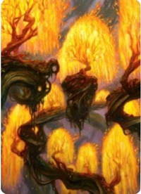 Grove of the Burnwillows Art Card [Zendikar Rising Art Series] | Pegasus Games WI