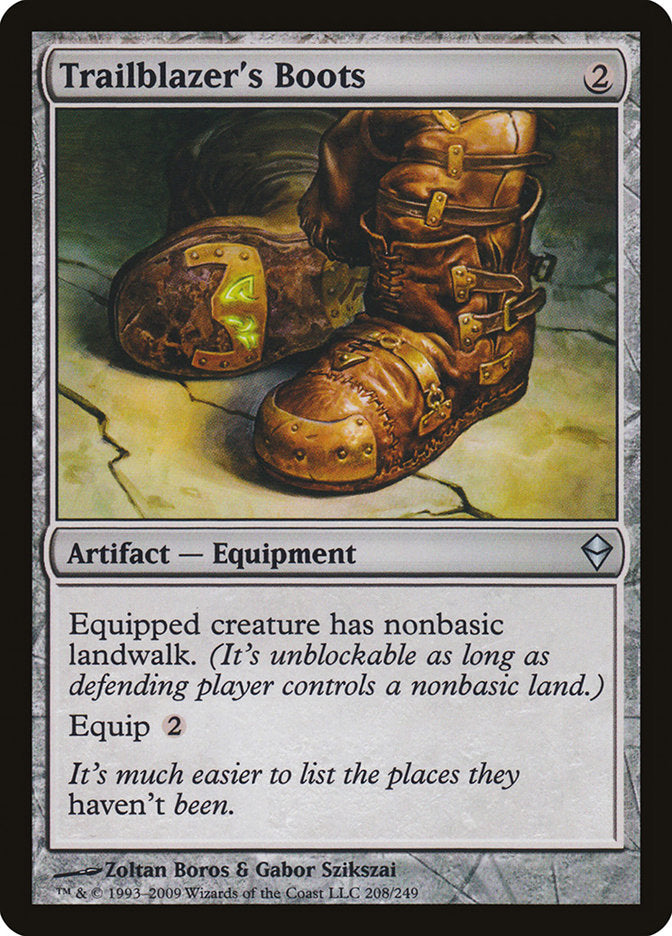 Trailblazer's Boots [Zendikar] | Pegasus Games WI