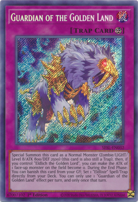Guardian of the Golden Land [SESL-EN032] Secret Rare | Pegasus Games WI