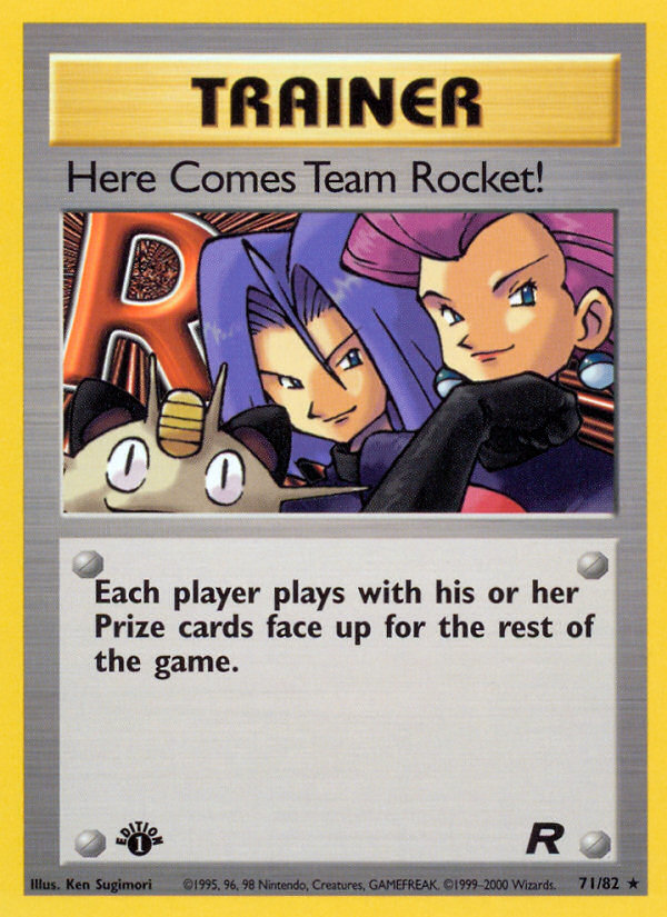 Here Comes Team Rocket! (71/82) [Team Rocket 1st Edition] | Pegasus Games WI