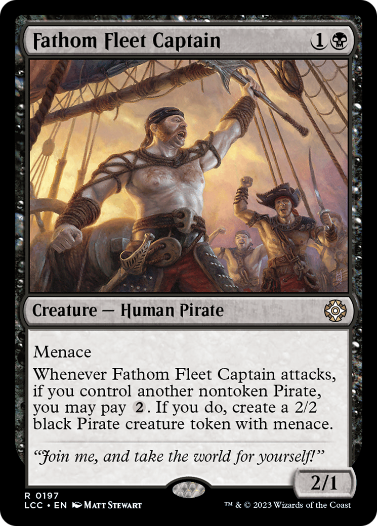 Fathom Fleet Captain [The Lost Caverns of Ixalan Commander] | Pegasus Games WI