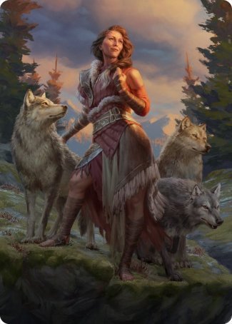 Arlinn, the Pack's Hope 1 Art Card [Innistrad: Midnight Hunt Art Series] | Pegasus Games WI