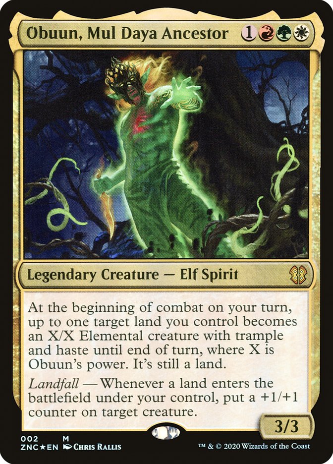 Obuun, Mul Daya Ancestor [Zendikar Rising Commander] | Pegasus Games WI