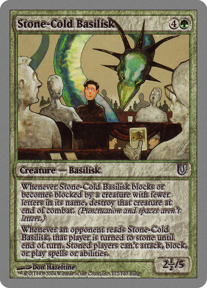 Stone-Cold Basilisk [Unhinged] | Pegasus Games WI