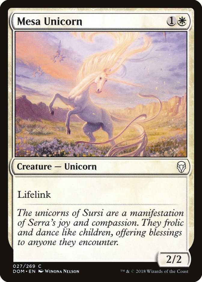 Mesa Unicorn [Dominaria] | Pegasus Games WI