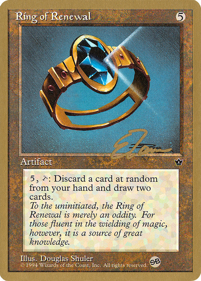 Ring of Renewal (Eric Tam) (SB) [Pro Tour Collector Set] | Pegasus Games WI