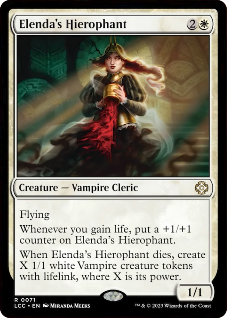 Elenda's Hierophant [The Lost Caverns of Ixalan Commander] | Pegasus Games WI