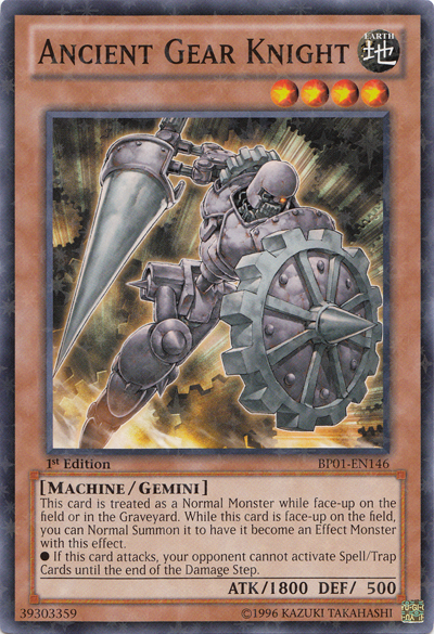 Ancient Gear Knight [BP01-EN146] Starfoil Rare | Pegasus Games WI