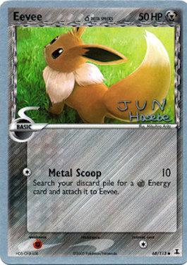 Eevee (68/113) (Delta Species) (Flyvees - Jun Hasebe) [World Championships 2007] | Pegasus Games WI