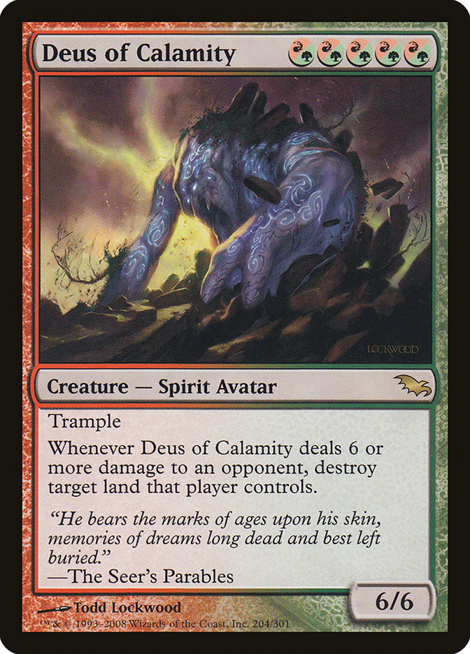 Deus of Calamity [Shadowmoor] | Pegasus Games WI