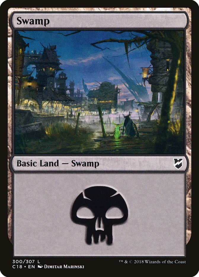 Swamp (300) [Commander 2018] | Pegasus Games WI