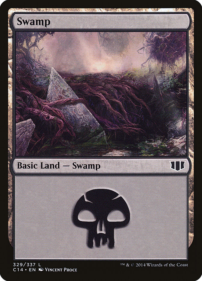 Swamp (329) [Commander 2014] | Pegasus Games WI