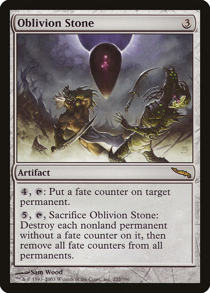 Oblivion Stone [Mirrodin] | Pegasus Games WI