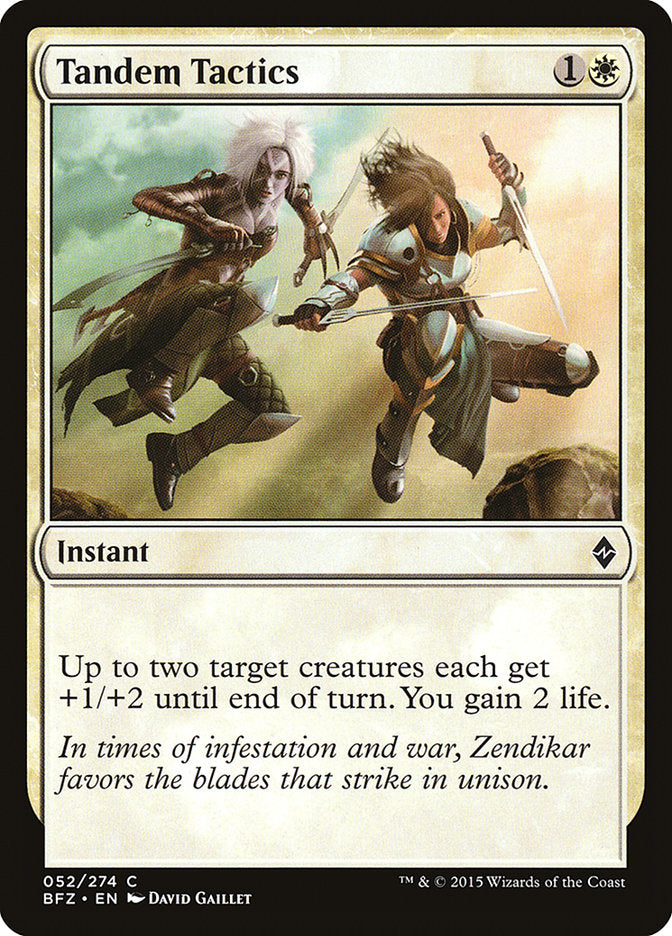 Tandem Tactics [Battle for Zendikar] | Pegasus Games WI