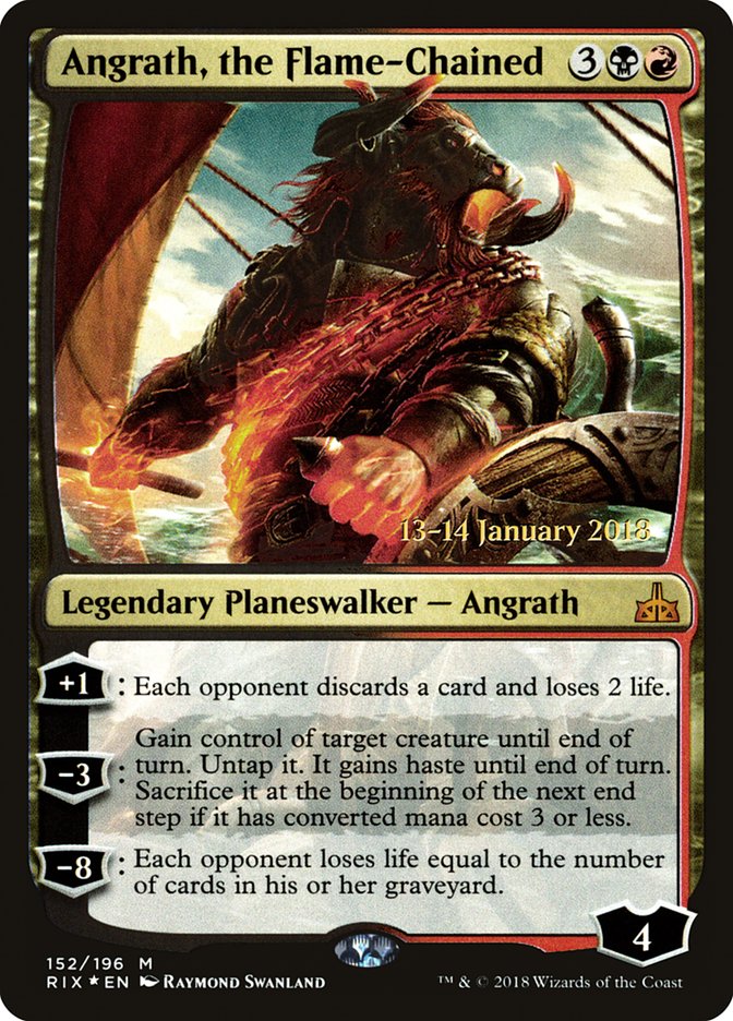 Angrath, the Flame-Chained [Rivals of Ixalan Prerelease Promos] | Pegasus Games WI