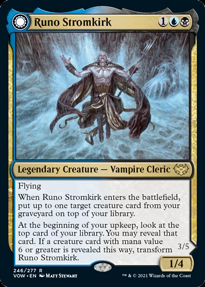 Runo Stromkirk // Krothuss, Lord of the Deep [Innistrad: Crimson Vow] | Pegasus Games WI