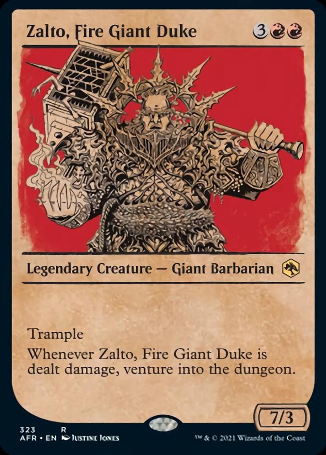 Zalto, Fire Giant Duke (Showcase) [Dungeons & Dragons: Adventures in the Forgotten Realms] | Pegasus Games WI