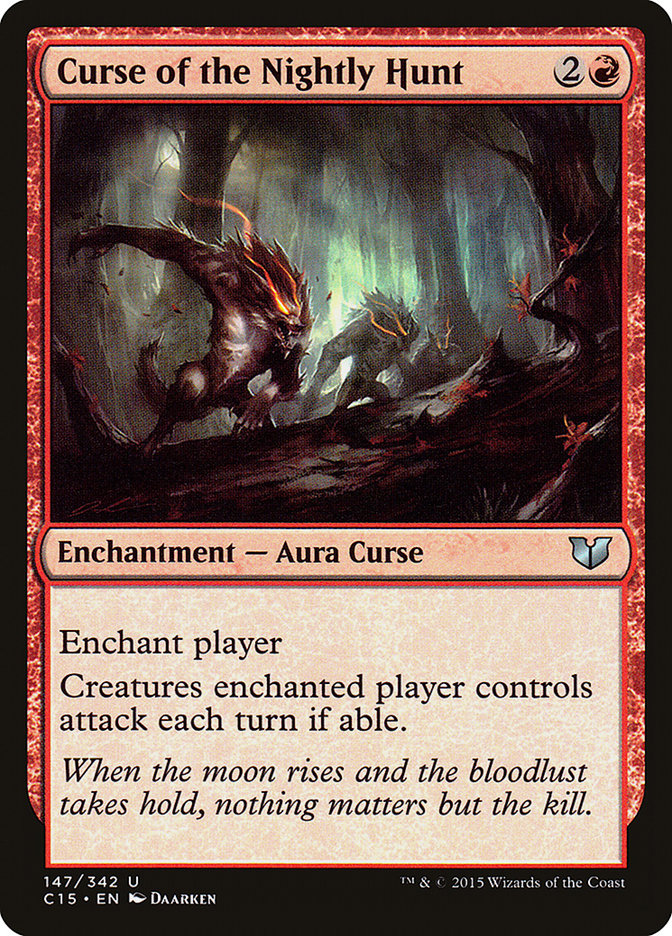 Curse of the Nightly Hunt [Commander 2015] | Pegasus Games WI