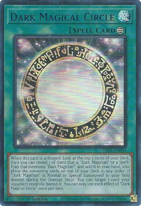 Dark Magical Circle (Blue) [LDS3-EN093] Ultra Rare | Pegasus Games WI