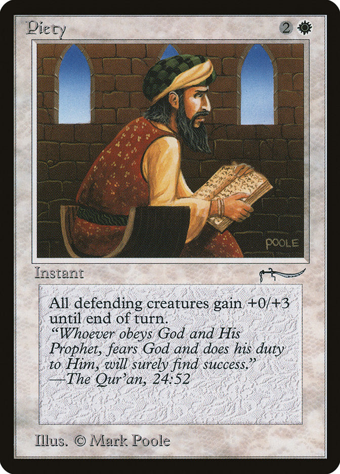 Piety (Dark Mana Cost) [Arabian Nights] | Pegasus Games WI