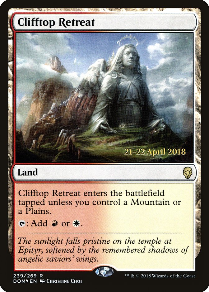 Clifftop Retreat [Dominaria Prerelease Promos] | Pegasus Games WI