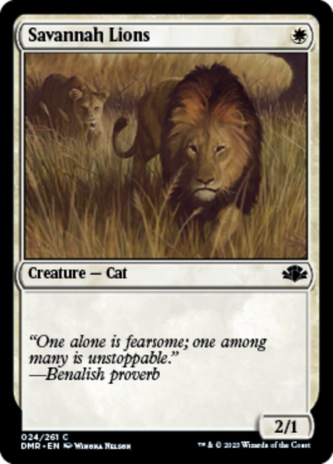 Savannah Lions [Dominaria Remastered] | Pegasus Games WI