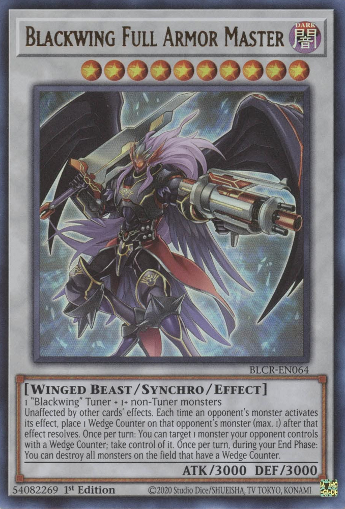 Blackwing Full Armor Master [BLCR-EN064] Ultra Rare | Pegasus Games WI
