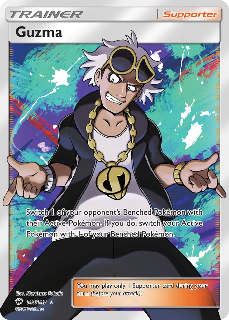 Guzma (143/147) [Sun & Moon: Burning Shadows] | Pegasus Games WI