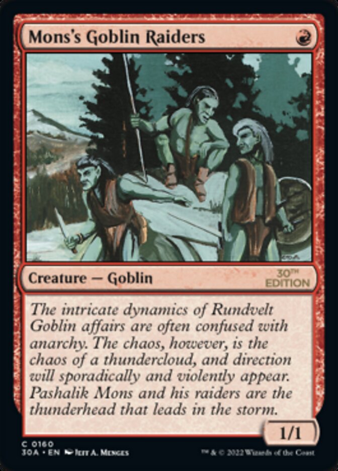 Mons's Goblin Raiders [30th Anniversary Edition] | Pegasus Games WI