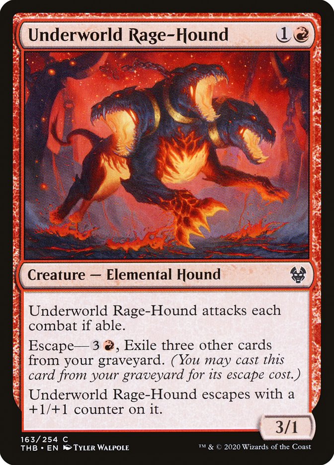 Underworld Rage-Hound [Theros Beyond Death] | Pegasus Games WI