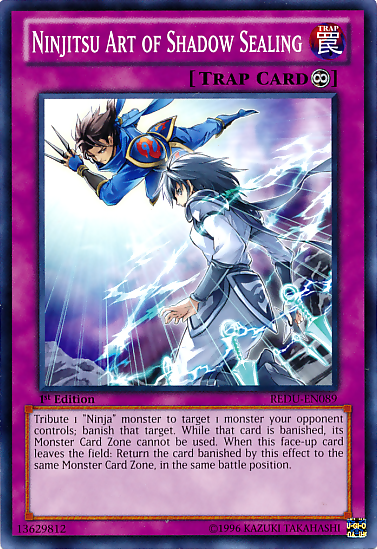 Ninjitsu Art of Shadow Sealing [REDU-EN089] Common | Pegasus Games WI