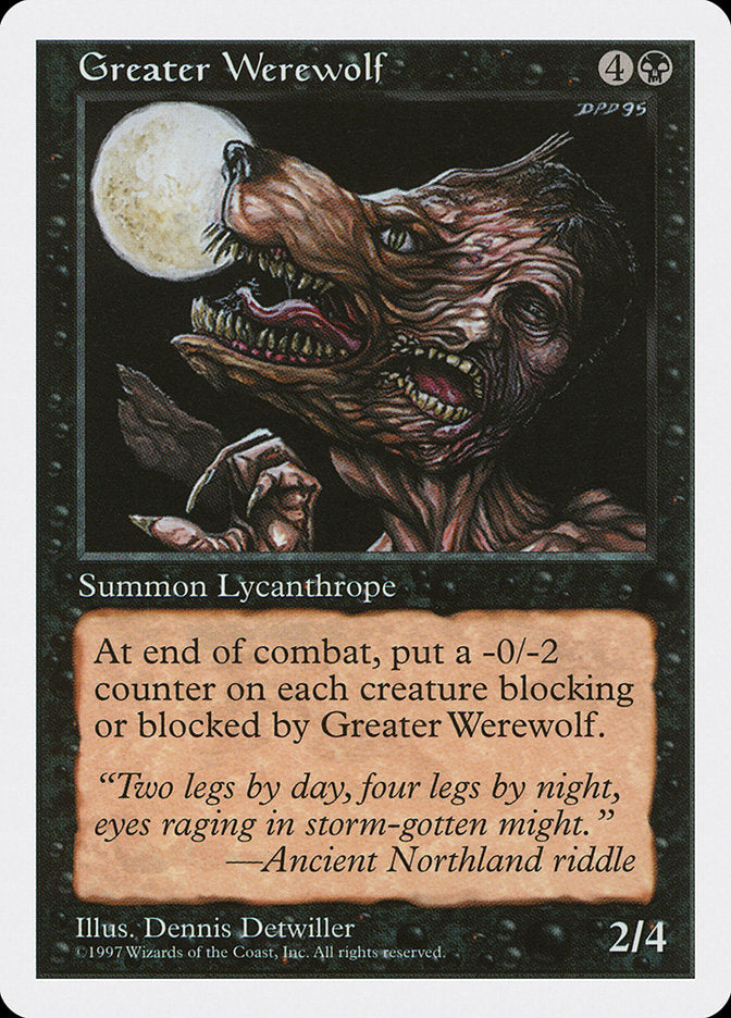 Greater Werewolf [Fifth Edition] | Pegasus Games WI