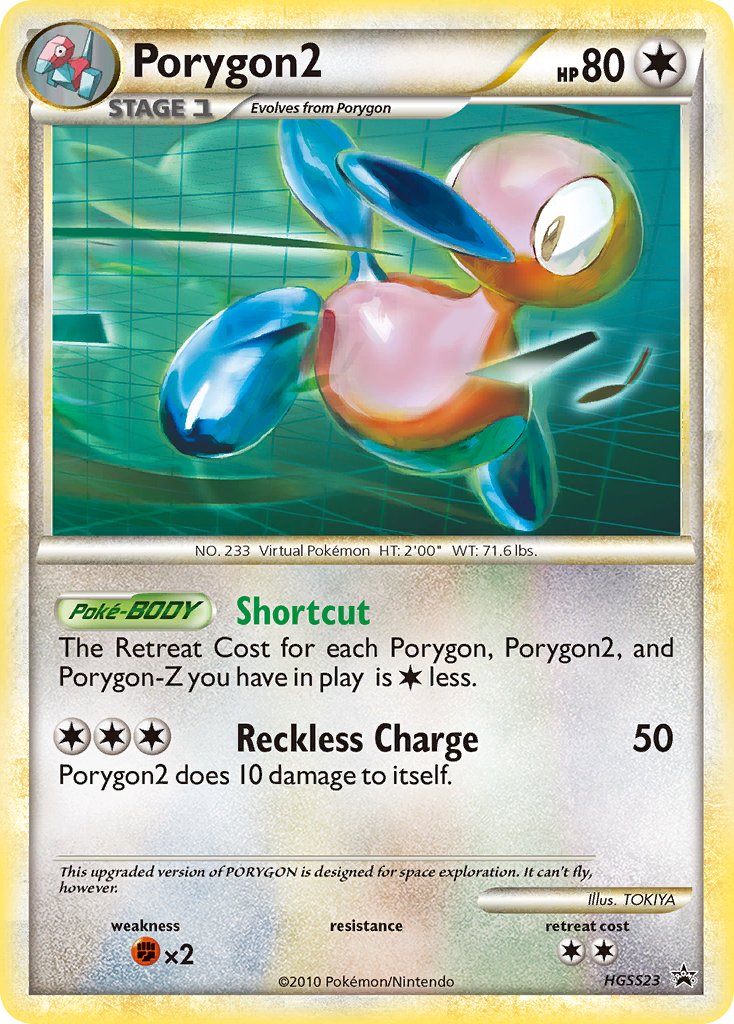 Porygon2 (HGSS23) [HeartGold & SoulSilver: Black Star Promos] | Pegasus Games WI