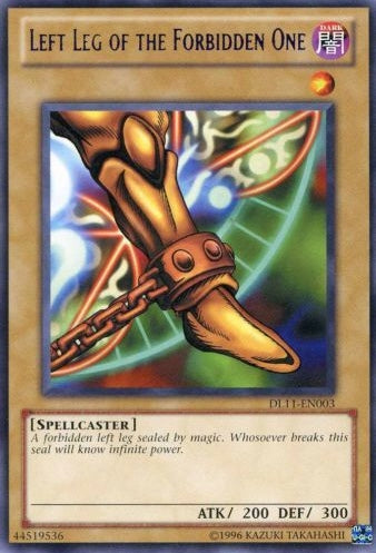 Left Leg of the Forbidden One (Purple) [DL11-EN003] Rare | Pegasus Games WI