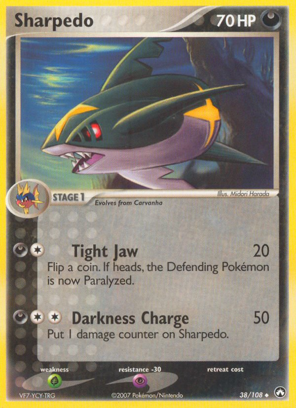 Sharpedo (38/108) [EX: Power Keepers] | Pegasus Games WI